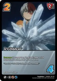 Icy Display (UniVersus: My Hero Academia: Jet Burn)