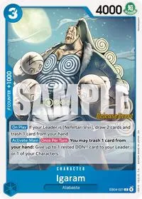 Igaram (The Azure Sea's Seven Release Event Cards) — One Piece Card Game Card Value