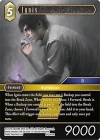 Ignis (Dawn of Heroes) — Final Fantasy TCG Card Value