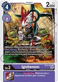 Ignitemon (Dimensional Phase Pre-Release Cards) — Digimon Card Game Card Value