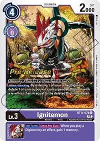 Ignitemon (Dimensional Phase Pre-Release Cards)