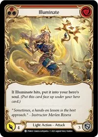 Illuminate Red (Blitz Deck: Monarch - Prism) — Flesh & Blood TCG Card Value