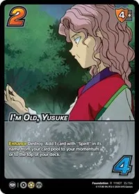 Im Old Yusuke (Yu Yu Hakusho: Dark Tournament)