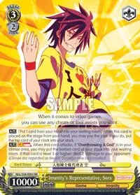 Imanitys Representative Sora (No Game No Life) — Weiss Schwarz Card Value
