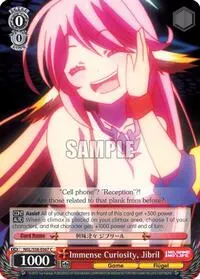 Immense Curiosity Jibril (No Game No Life)