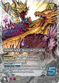 Immense Showdown (Godzilla: Reign of Kaiju) — UniVersus Card Value