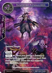Immortal Commander (Valhalla Cluster Starter Deck) — Force of Will Card Value