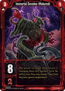 Immortal Devotee Matured (Zombie World Order TCG - Set 1)