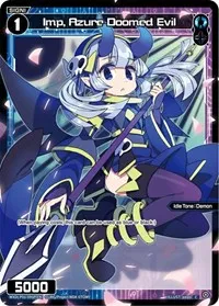 Imp Azure Doomed Evil Parallel Foil (Glowing Diva) — WIXOSS Card Value