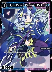 Imp Azure Doomed Evil Parallel Foil (Glowing Diva)
