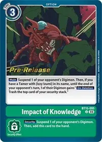 Impact of Knowledge (Exceed Apocalypse Pre-Release Cards)