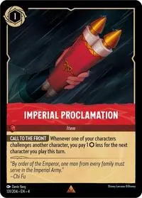 Imperial Proclamation (Ursula's Return)