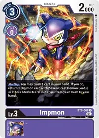 Impmon (Double Diamond) — Digimon Card Game Card Value