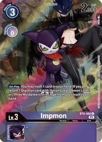 Impmon Alternate Art (Double Diamond)
