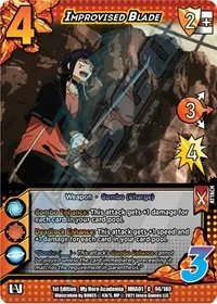 Improvised Blade (UniVersus: My Hero Academia) — UniVersus Card Value