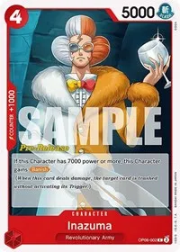 Inazuma (Wings of the Captain Pre-Release Cards) — One Piece Card Game Card Value