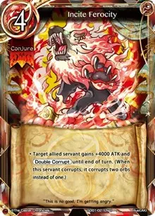 Incite Ferocity (SD01: Wings of Anger)