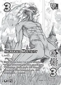 Increased Hostility Alternate Art (Attack on Titan: Battle for Humanity)