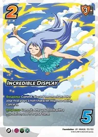 Incredible Display (UniVersus: My Hero Academia: Jet Burn)