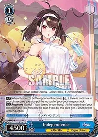 Independence SR (Azur Lane) — Weiss Schwarz Card Value
