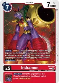 Indramon (Animal Colosseum) — Digimon Card Game Card Value