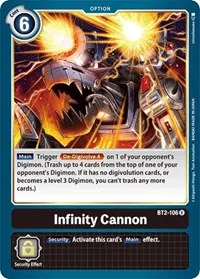 Infinity Cannon (Release Special Booster 1.0) — Digimon Card Game Card Value