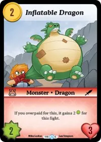 Inflatable Dragon (Season 1) — Munchkin CCG Card Value