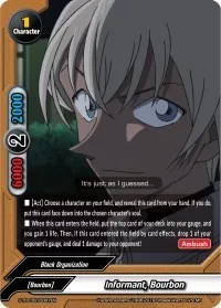 Informant Bourbon (S-TD-C02: Case Closed -Side:Black-) — Future Card BuddyFight Card Value