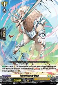 Inheritance Lion (DZ-BT07: Moon Fangs & Cerulean Blaze)