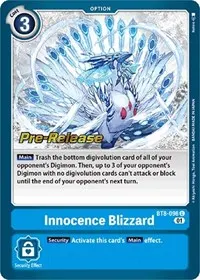 Innocence Blizzard (New Awakening Pre-Release Cards)