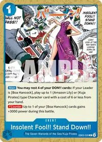 Insolent Fool Stand Down (Extra Booster: One Piece Heroines Edition)