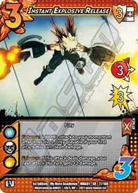 Instant Explosive Release XR (UniVersus: My Hero Academia)