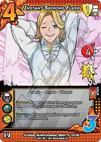 Instant Shining Flash (UniVersus: My Hero Academia) — UniVersus Card Value
