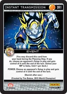 Instant Transmission (Panini: Vengeance)