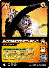 Integrated Weapons (Godzilla: Reign of Kaiju) — UniVersus Card Value