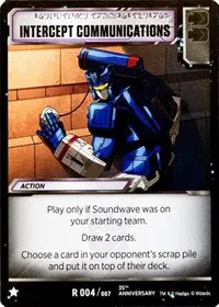 Intercept Communications (Blaster VS Soundwave Box Set 35th Anniversary Edition)