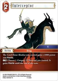 Interceptor (Opus XI) — Final Fantasy TCG Card Value