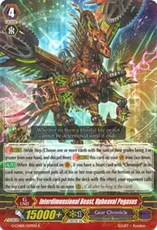 Interdimensional Beast Upheaval Pegasus (G-CHB01: TRY3 NEXT) — Cardfight Vanguard Card Value