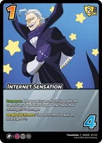 Internet Sensation (UniVersus: My Hero Academia: Jet Burn)