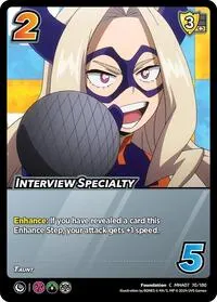 Interview Specialty (UniVersus: My Hero Academia: Girl Power)
