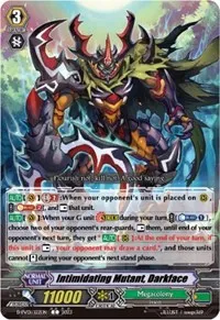 Intimidating Mutant Darkface (D-PV01: History Collection) — Cardfight Vanguard Card Value