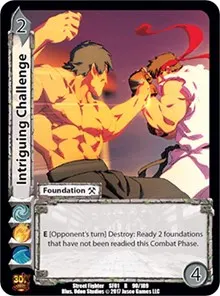 Intriguing Challenge (Street Fighter CCG)