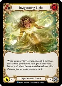 Invigorating Light Yellow (Monarch) — Flesh & Blood TCG Card Value