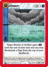Invisibility (Cryptid Nation: First Edition) — MetaZoo Card Value
