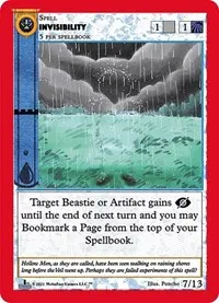 Invisibility (Cryptid Nation: First Edition Release Event Deck)