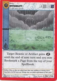 Invisibility (Cryptid Nation: Second Edition) — MetaZoo Card Value