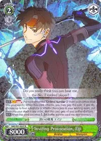 Inviting Provocation Eiji (Sword Art Online The Movie: -Ordinal Scale-) — Weiss Schwarz Card Value