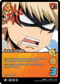 Irate Scowl (UniVersus: My Hero Academia: Jet Burn)