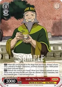 Iroh Tea Server SR (Avatar: The Last Airbender) — Weiss Schwarz Card Value