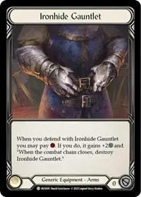 Ironhide Gauntlet (Classic Battles: Rhinar vs Dorinthea)
